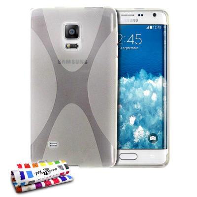 Coque Souple Ultra-Slim Le X Premium Gris pour SAMSUNG GALAXY NOTE EDGE