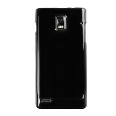 Housse Softygel noire glossy Huawei Ascend P1