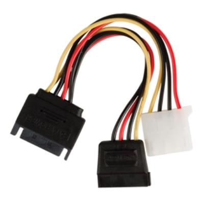 Adaptateur de slot sata 3 gbit s à 2x connecteurs sata 3 gbit s vers 2x sata 3 gbit s femelles 0,50 m rouge valueline