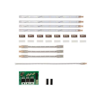 Barrette rigide à led rvb pour k8400 - imprimante 3d vertex velleman k8403