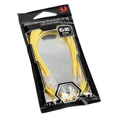 Bitfenix alchemy 2.0, 5 x 60cm interne 0.6m jaune (bfx-alc-60cmly-rp)