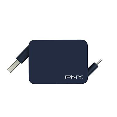 PNY Roll-it Câble de Charge et Synchronisation Micro-USB vers USB Noir
