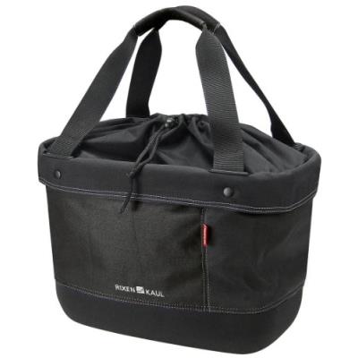Klickfix alingo panier à vélo pour femme 7 l noir - noir