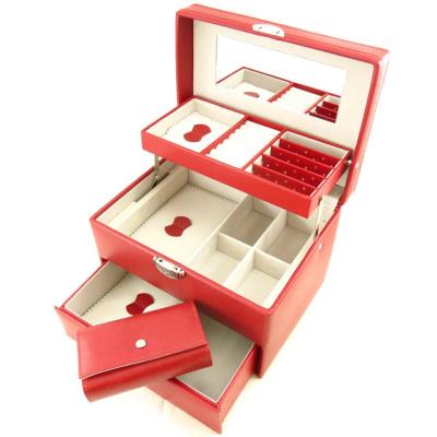 Coffret à Bijoux 'Active Woman' rouge