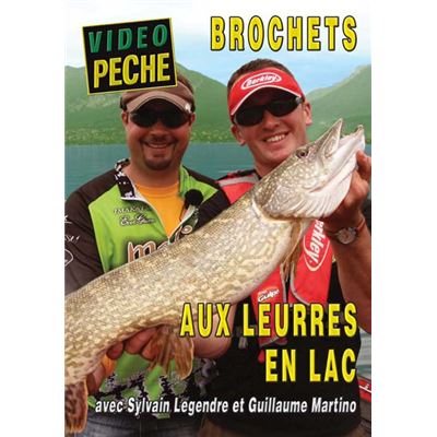 Brochets aux leurres en lac avec Sylvain Legendre et Guillaume Martino - DVD Documentaire - PECHE DES CARNASSIERS - Vidéotel