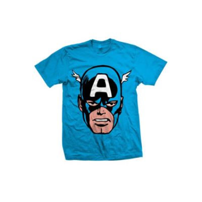 Marvel Comics T-Shirt Captain America Big Head (M)