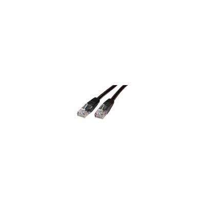 Cable - MediaRange -  Réseau RJ45 U/UTP C5e 1m noir (UTP)