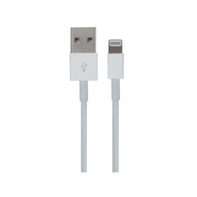 Câble usb 2.0 a mâle à lightning (8 broches, mâle) - blanc - 1 m velleman pcmp91w