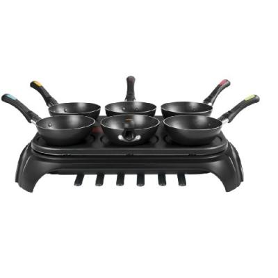 Tefal PY5828 WOK GOURMET PARTY - Crêpière/wok électrique - 1000 Watt - noir