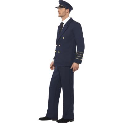 Déguisement pilote de ligne homme Medium