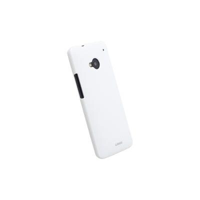 Krusell ColorCover - Beschermende bedekking voor mobiele telefoon - plastic - wit metalliek - voor HTC One