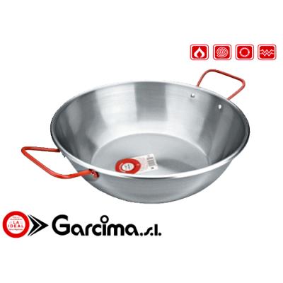 Garcima plat à paella creux poli 55cm