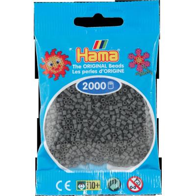 2 000 perles mini (petites perles Ø2,5 mm)- Gris foncé - Hama