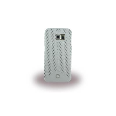 Mehcs6pegr coque mercedes cuir perfore grise pour Samsung Galaxy s6 g920