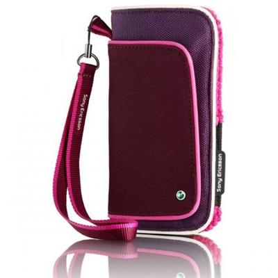 Sony Ericsson IPC-40 - Beschermhoes voor mobiele telefoon - paars - voor Sony Ericsson C905, Spiro, W580, W610, W995, Yendo, Zylo; Sony XPERIA Pureness, X10, X8