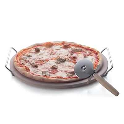 Excèlsa pierre de cuisson 33 x 1 cm-& &-roulette à pizza