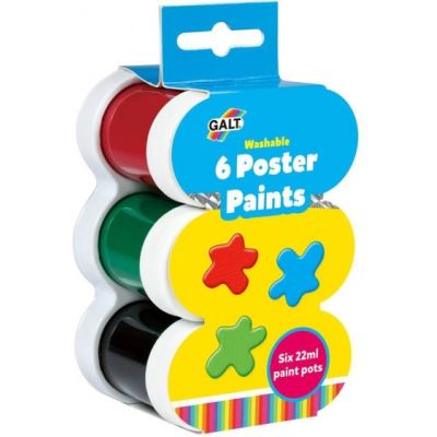 Galt Young Art - peinture pour affiche lavable 6 pièces