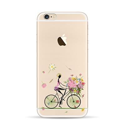 Coque Gel imprimée pour Apple iPod touch 5 (Fille à vélo #2)