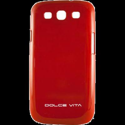 Coque brillante rouge pour Samsung I9300 by DOLCE VITA