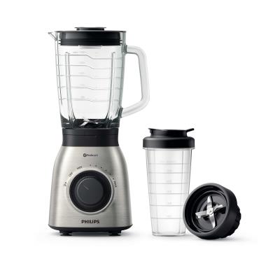 Philips - blender 2l 700w inox avec gourde 0.6l - hr3556/00