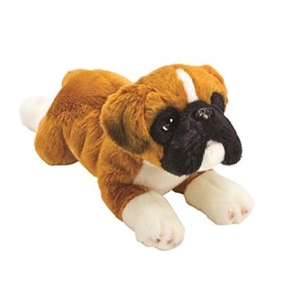 Chien boxer classique en peluche - taille moyenne de la gamme yomiko