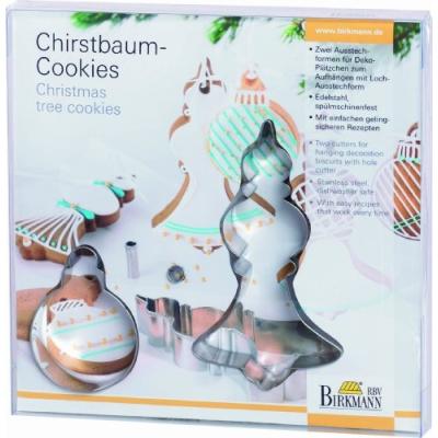 birkmann 145085 emporte-pièce en inox pour biscuits à suspendre recettes incluses thème noël