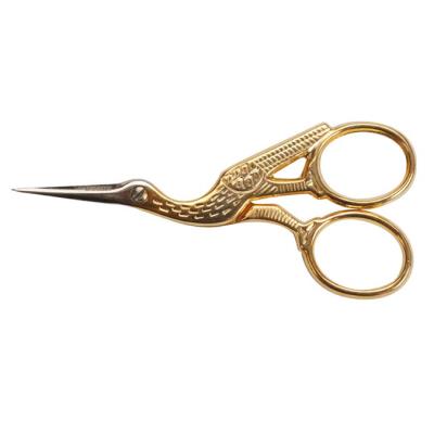Ciseaux de broderie cigogne doré 9 cm