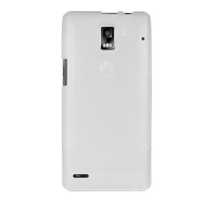 Housse Softygel blanche glossy Huawei Ascend P1