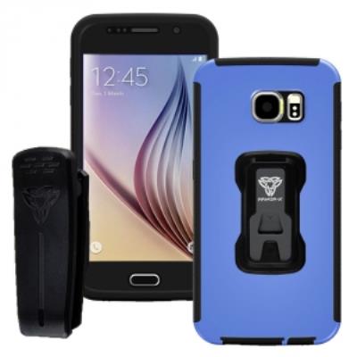 Coque Armor-X Rugged Galaxy S6 coloris bleu protection intégrale avec écran