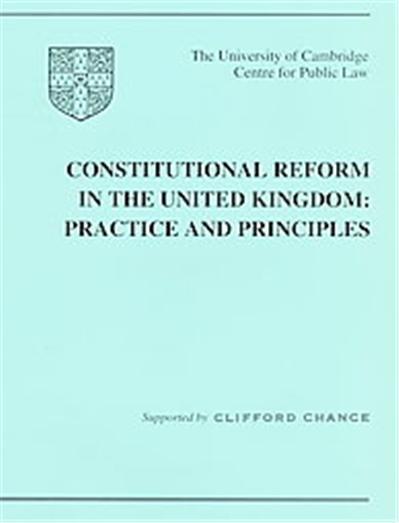 Constitutional Reform in the United Kingdom