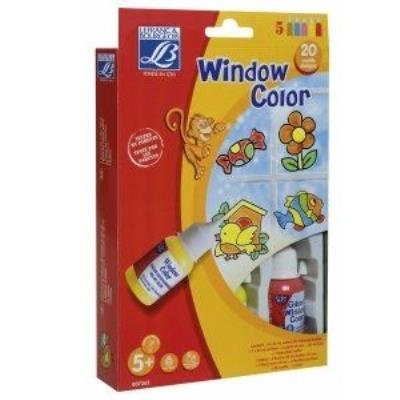 L&B Education - 807362 - Loisir Créatif - Acrylique Window Color Classic Education - 4 x 35 ml