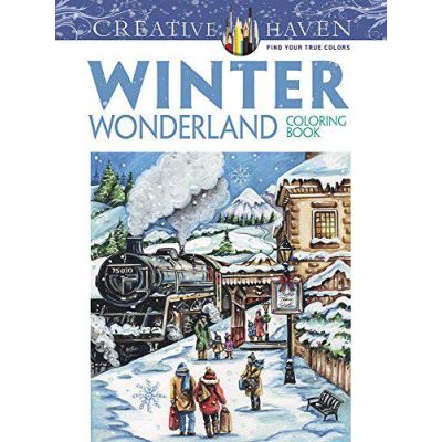 Creative Haven Winter Wonderland Coloring Book (Creative Haven Coloring Books) - [Version Originale]