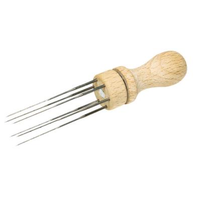 Support pour 6 aiguilles - 62 mm - Bois