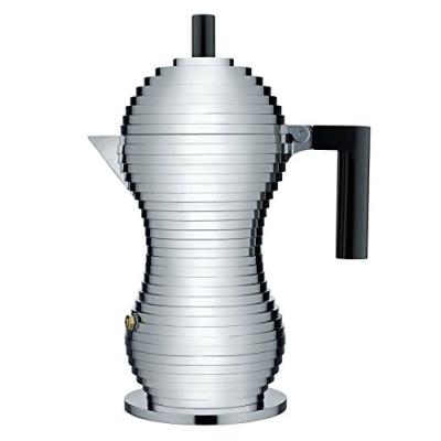 Alessi mdl02 6 b pulcina cafetière espresso poignée pommeau fonte daluminium polyamide noir