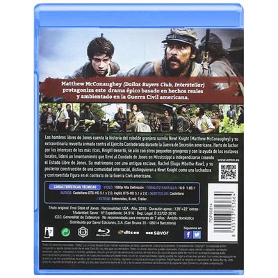 Free State of Jones Los Hombres Libres de Jones Blu Ray