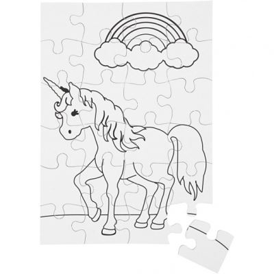 Creotime licorne puzzle vierge 15 x 21 cm