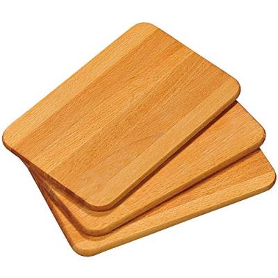 Kesper 85003 planche à petit-déjeuner hêtre brun 23 x 15 x 1 cm 3 pièces