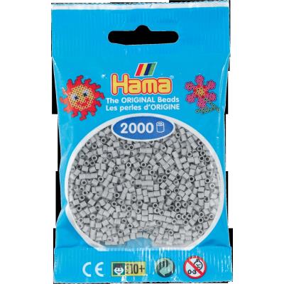 2 000 perles mini (petites perles Ø2,5 mm)- Gris clair - Hama