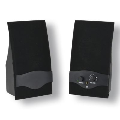MCL Haut-parleur multimédia 2.0 - 2 x 1W RMS 180W PMPO