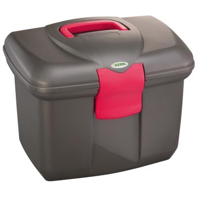 Kerbl Roma Boîte de toilettage noire/rose 328269