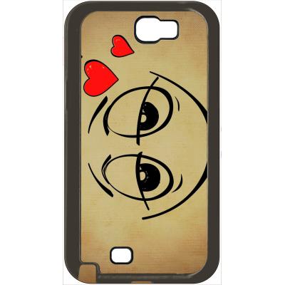 Coque samsung note 2 smiley amoureux