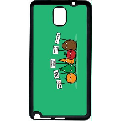 Coque samsung note 3 funny vegan c est le mal