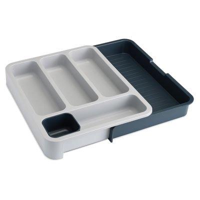 Range couverts extensible drawerstore gris