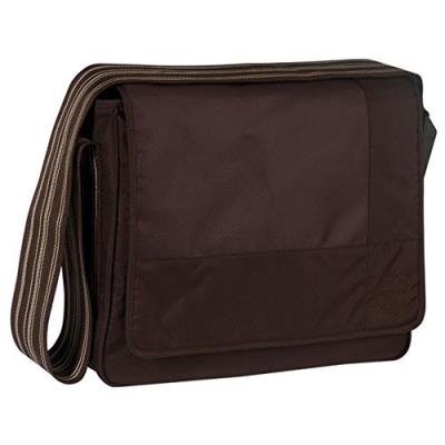 Lässig sac à langer - mallette messenger patchwork - chocolat