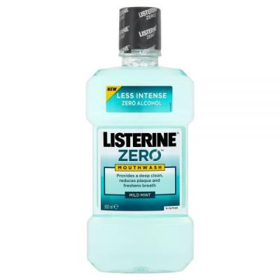 Listerine Zero Mild Mint Mouthwash 500ml