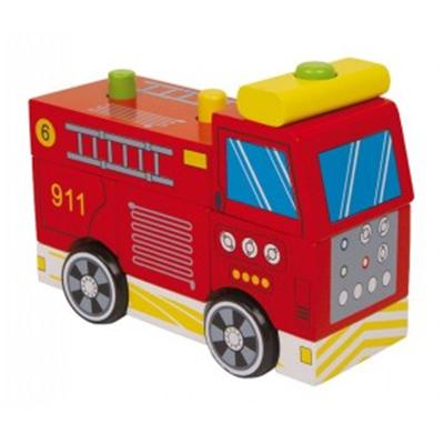 Jeu de construction Legler - camion de pompier