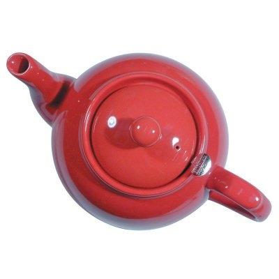 LONDON POTTERY THÉIÈRE AVEC FILTRE 2 TASSES ROUGE