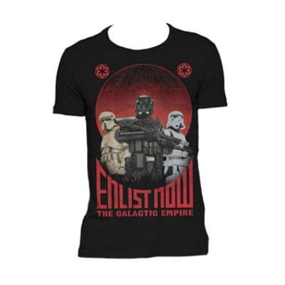 Star Wars Rogue One T-Shirt Enlist Now (S)