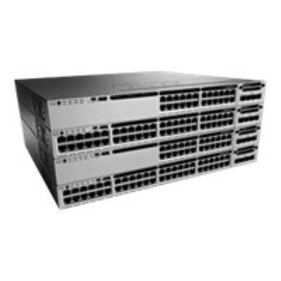 Cisco Catalyst 3850-48T-S - switch - 48 poorten - Beheerd - rack-uitvoering