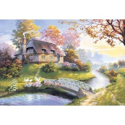 Castor Castorland - Puzzle 1500 Pièces - Cottage Pc-150359 - Image 1